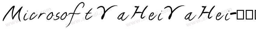 Microsoft YaHeiYaHei字体转换